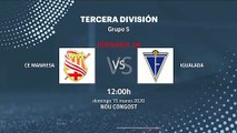 Previa partido entre CE Manresa y Igualada Jornada 28 Tercera División