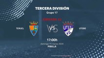 Previa partido entre Teruel y Utebo Jornada 32 Tercera División