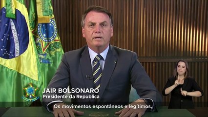 Bolsonaro pede adiamento de protesto