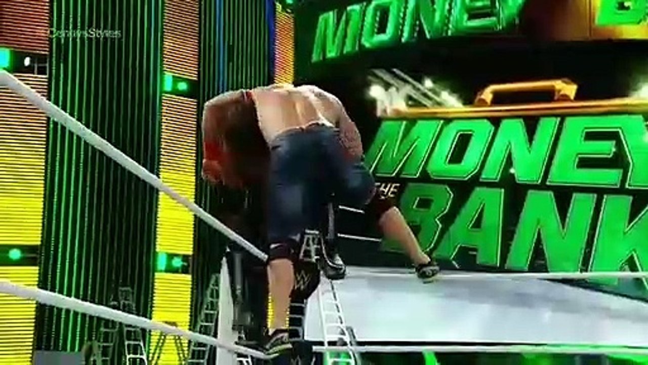 |WWE Money In The Bank 2016 - AJ Styles vs John Cena| Highlights