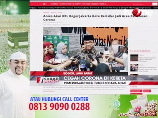 Pemeriksaan Suhu Tubuh Secara Acak di Stasiun KRL