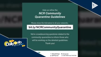 Download Video: DOH, bukas sa mga katanungan ukol sa community quarantine