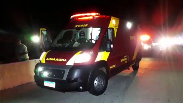 Capotamento de veículo deixa duas pessoas feridas na BR-163; Saite, Samu e PRF foram mobilizados