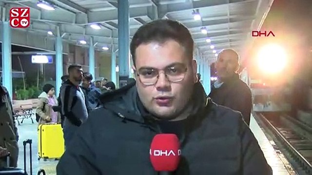 Malataya'da tren yolunda Corona Virüs tatili yoğunluğu