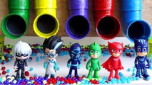 Pj Masks Balls Ice Cream Cones , Learn Colors with Pj Masks Wrong Heads