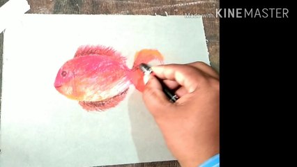 LEARN HOW TO DRAW AND COLOUR A  FISH
