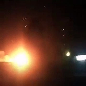 عناصر ميليشيا الحشد الشعبي يصرخون ياعلي أثناء القصف الأمريكي على مقراتهم في العراق 13/3/2020