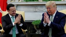 Doanld Trump meet Irish PM Leo Varadkar and greets him with Namaste | Namaste | Oneindia Kannada