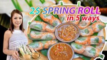 How to Make Spring Rolls - Fresh Spring Rolls Recipe With Chef Vanessa - Asmr Cooking By GO & TASTE