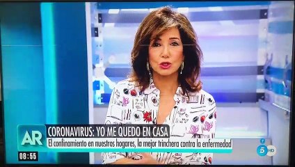 El emotivo mensaje de Ana Rosa Quintana para que nos quedemos en casa: "Protejamos a los nuestros, ¡todos a una!"