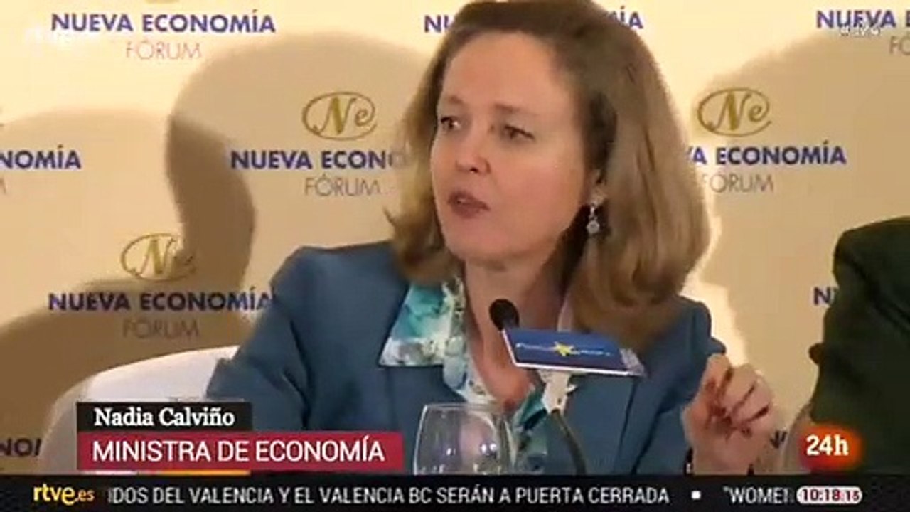 Nadia Calviño hace nueve días: "Las estimaciones del impacto del coronavirus en España son poco significativos"