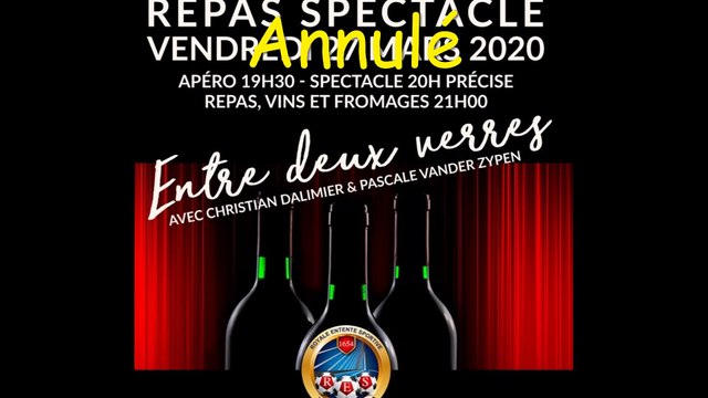 Annulation Souper Spectacle du 27 mars