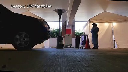 Coronavirus: US experiments with drive-through testing
