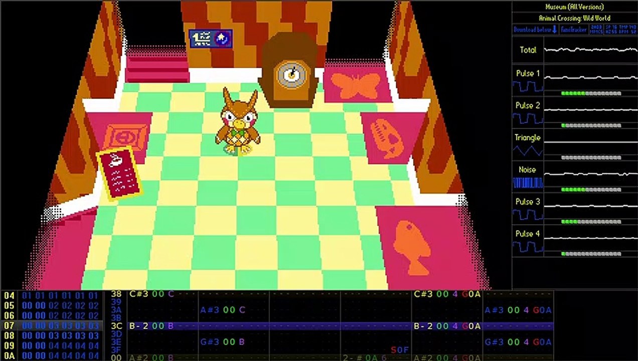 [8-Bit] Museum (All Versions) | Animal Crossing: Wild World