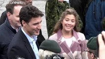 La esposa de Justin Trudeau da positivo en coronavirus tras un viaje a Londres