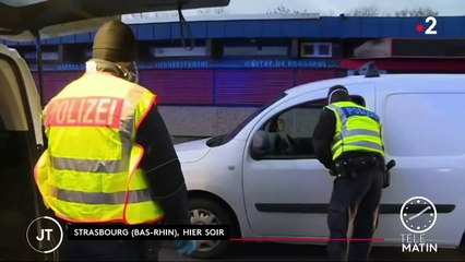 Coronavirus : embouteillages à la frontière franco-allemande