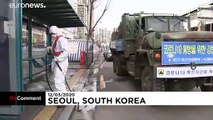 شاهد: تعقيم محطة الحافلات في العاصمة الكورية الجنوبية سيول