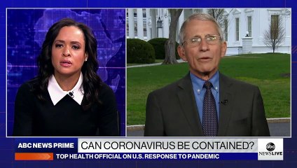 Top health official on US response to coronavirus pandemic