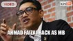 Faizal Azumu reappointed as Perak MB