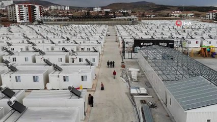 Konteyner kentlerde 3 bin 500 kişi yaşamaya başladı