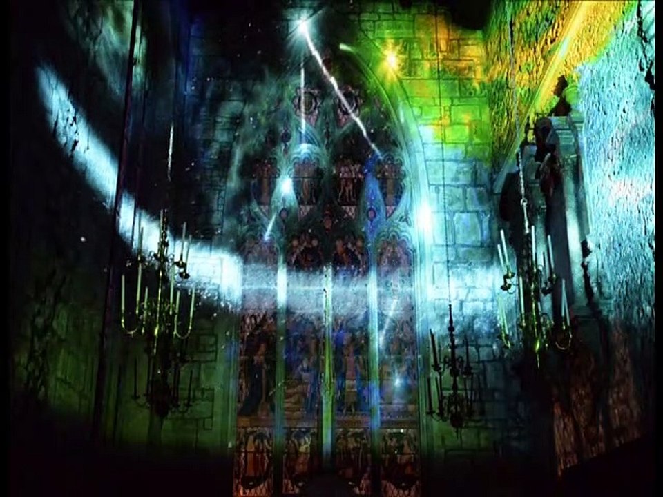 Sheffield Cathedral light installation The Observatory.