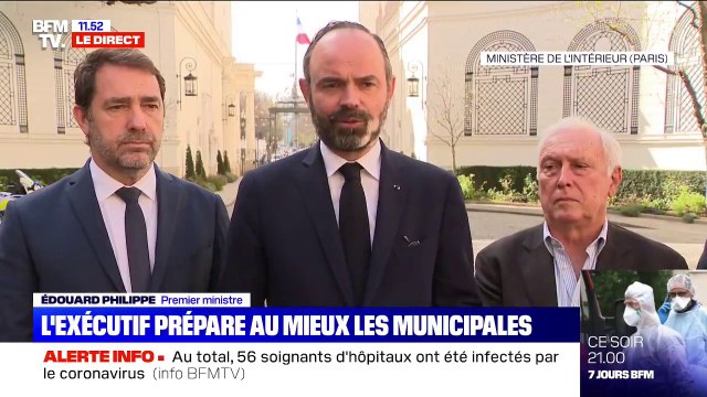 Édouard Philippe: Nous veillons à limiter les risques pour les Français pour les municipales