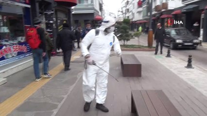 Sinop’ta korona virüs için dezenfekte çalışmaları