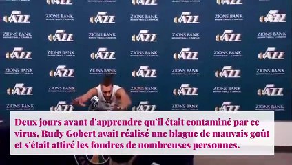 Coronavirus : Rudy Gobert testé positif, il s'excuse après son geste déplacé