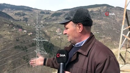 HES projesi için mahallerinden geçen derenin isminin değiştirildiğini iddia eden mahalle sakinler tepkili