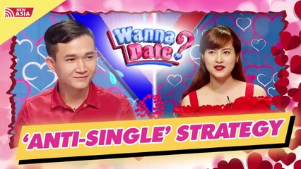 A pretty girl set an Anti-single strategy