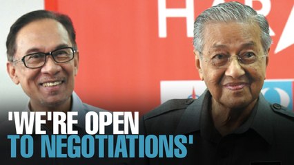NEWS: Anwar open to negotiations with Tun M
