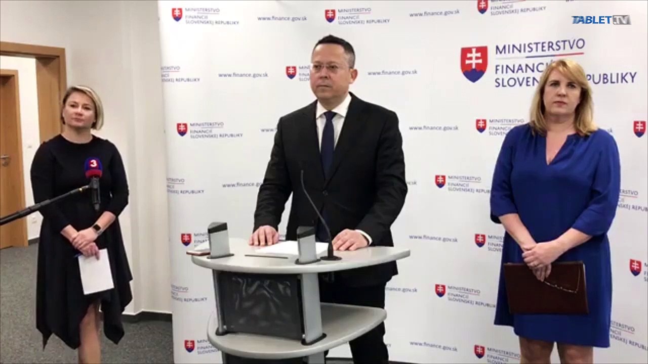 ZÁZNAM: TK ministra financií SR Ladislava Kamenického
