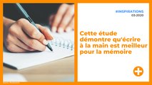Cette étude démontre qu'écrire à la main est meilleur pour la mémoire