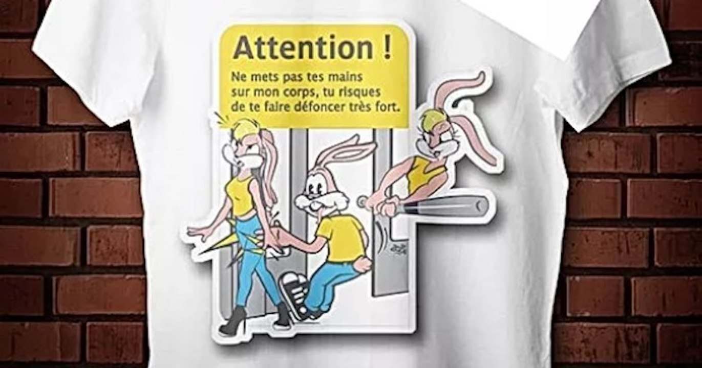 Une version parodique de Serge le lapin est apparue dans le métro parisien, pour dénoncer le harcèlement sexuel