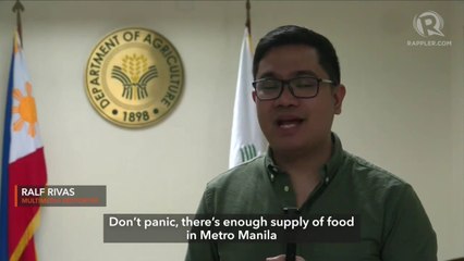 Don’t panic, we have enough food – Agriculture Secretary William Dar