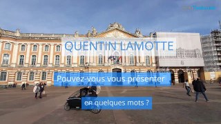 Quentin Lamotte, candidat du Rassemblement toulousain pour les Municipales à Toulouse