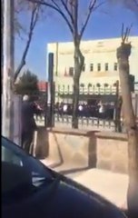 Tepki çeken görüntüler... Bakın İstiklal Marşı'nı nasıl okudular