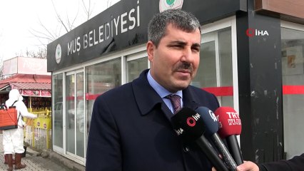 Muş Belediyesi, korona virüsü tedbirlerini artırdı