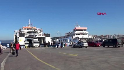 Çanakkale'de feribotlarda 'koronavirüs' önlemi