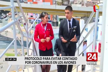 Protocolo para evitar contagio por coronavirus en los aviones