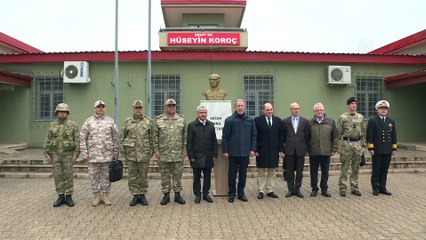 Akar'dan İngiltere Savunma Bakanı Wallace ile sınır hattına ziyaret - HATAY