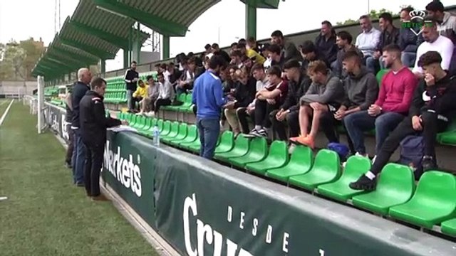 Charla a la cantera del Real Betis sobre el coronavirus.