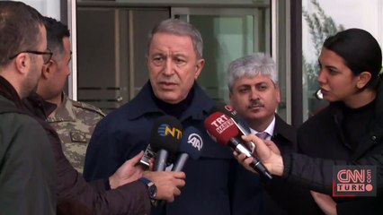 Son dakika... Bakan Akar: Hazırlanan metin iki tarafça imzalandı