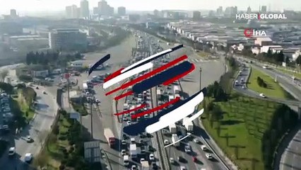 İstanbul trafiğinde 'koronavirüs' yoğunluğu