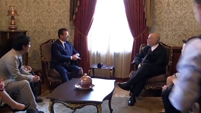 İmamoğlu ile John Malkovich'in görüşmesinde dikkat çeken koronavirüs önlemi