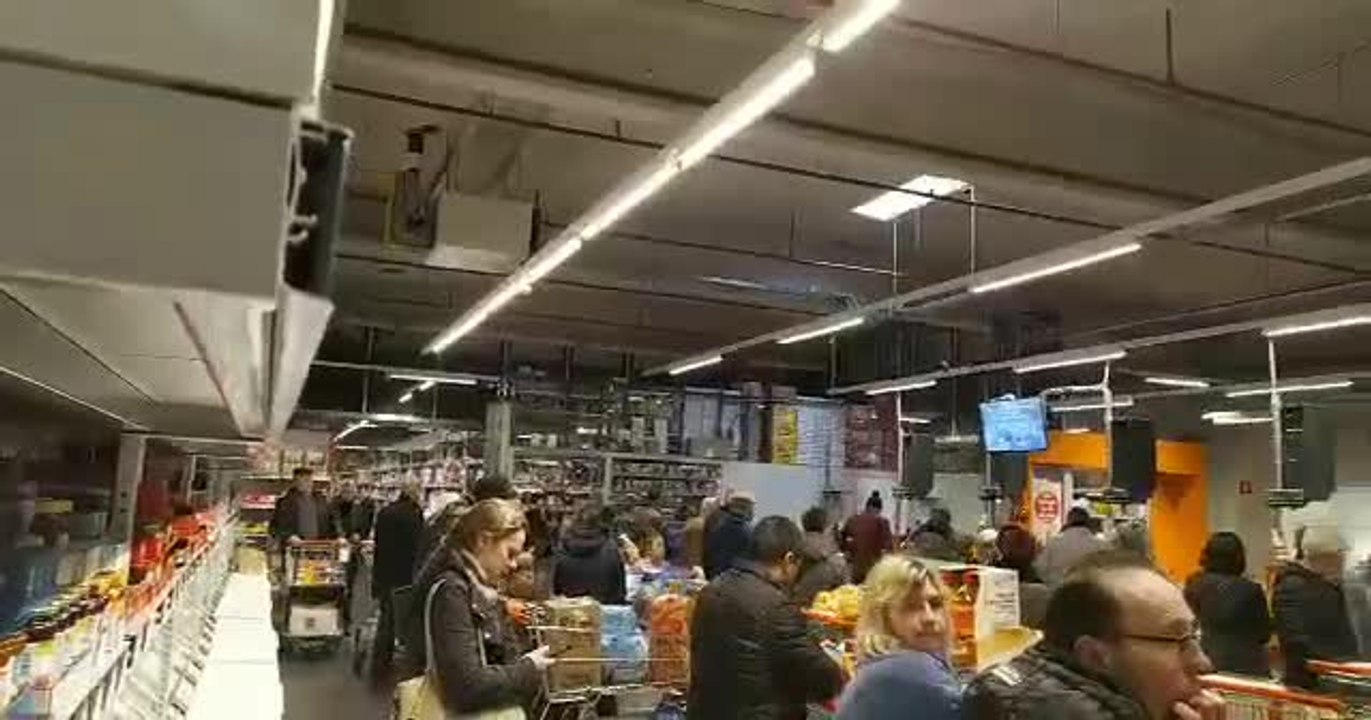 Courses au Colruyt de Halle