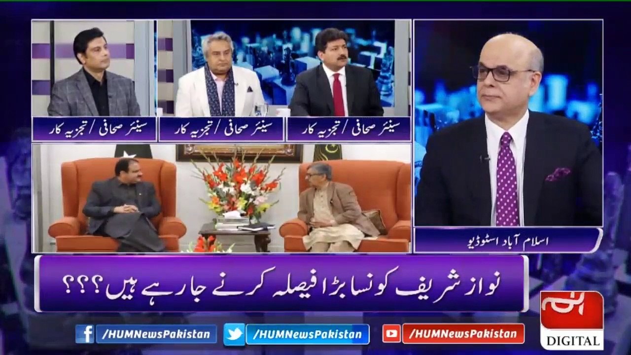 مسلم لیگ ن اس وقت اندرونی بحران کا شکار ہے، حامد میر