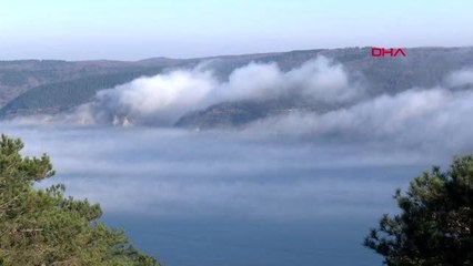 YAVUZ SULTAN SELİM KÖPRÜSÜ SİSTE KAYBOLDU