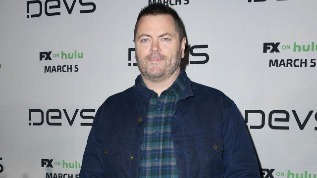 Nick Offerman Says He and Megan Mullally 'Just Got Lucky: We Adore Each Other'
