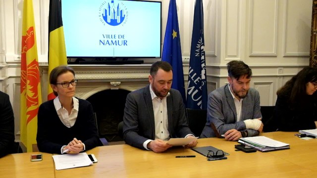 Conférence de presse de Maxime Prévot, à propos des mesures prises à Namur pour contrer le Covid-19